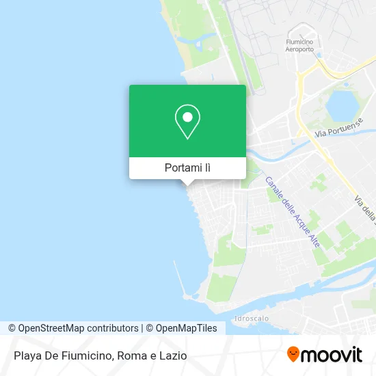 Mappa Playa De Fiumicino