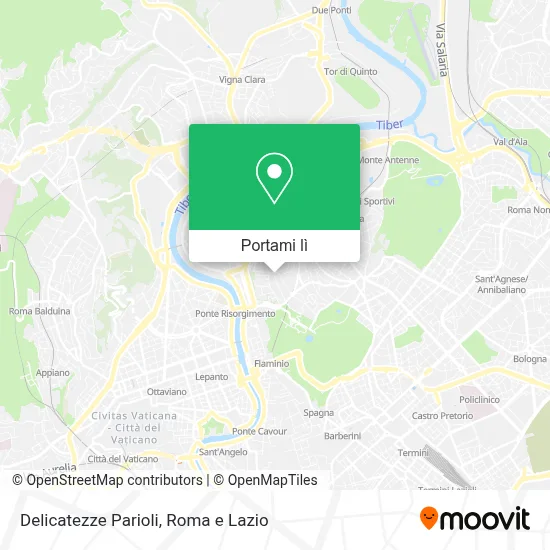 Mappa Delicatezze Parioli