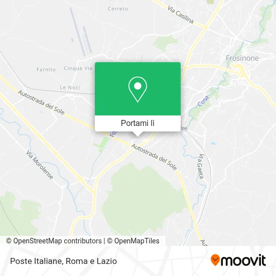 Mappa Poste Italiane