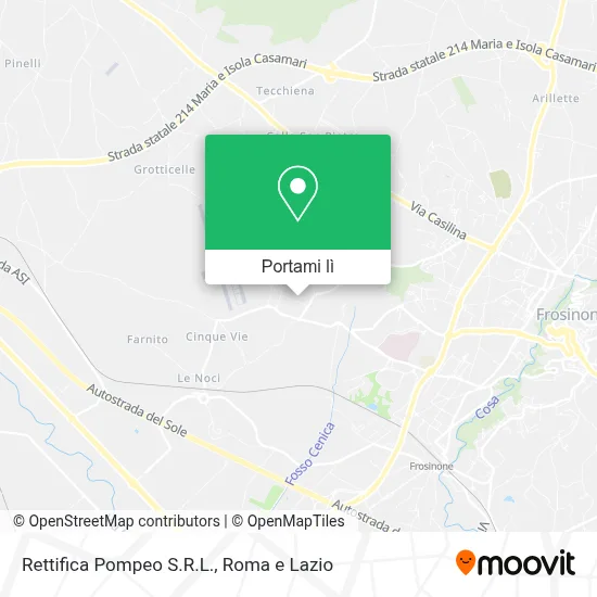 Mappa Rettifica Pompeo S.R.L.