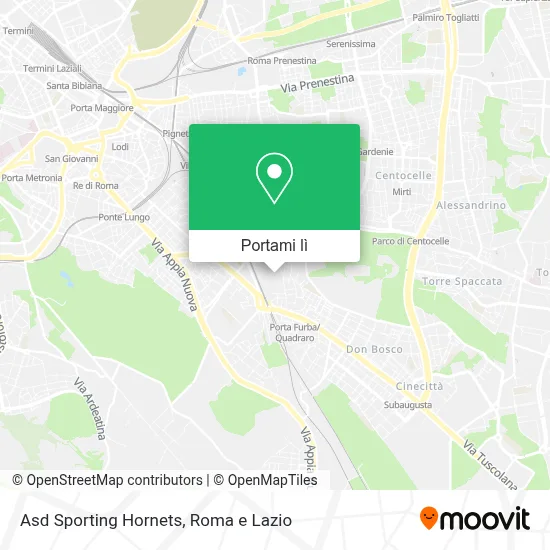 Mappa Asd Sporting Hornets