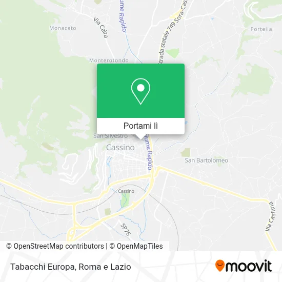 Mappa Tabacchi Europa