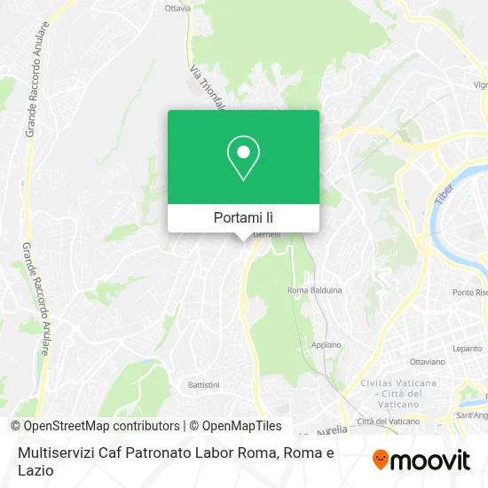 Mappa Multiservizi Caf Patronato Labor Roma