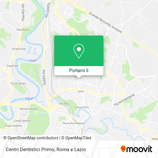 Mappa Centri Dentistici Primo