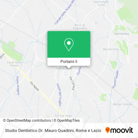 Mappa Studio Dentistico Dr. Mauro Quadrini