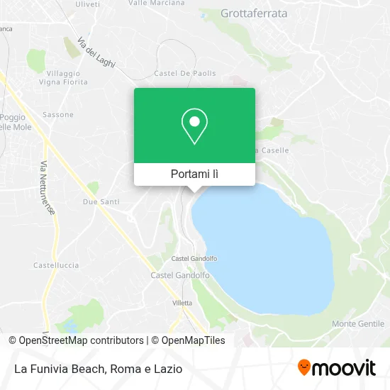 Mappa La Funivia Beach