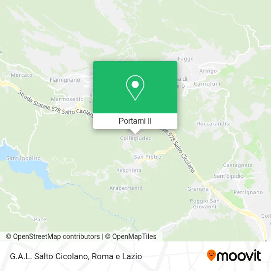 Mappa G.A.L. Salto Cicolano