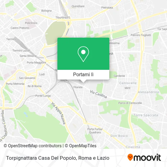 Mappa Torpignattara Casa Del Popolo