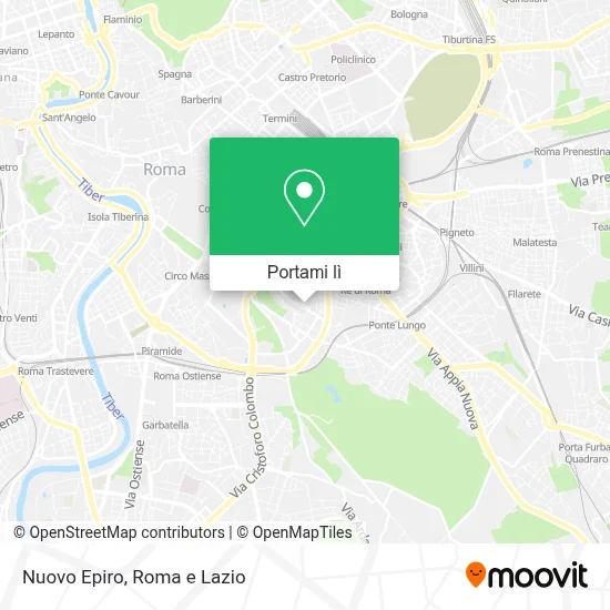 Mappa Nuovo Epiro