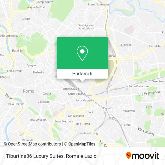 Mappa Tiburtina86 Luxury Suites