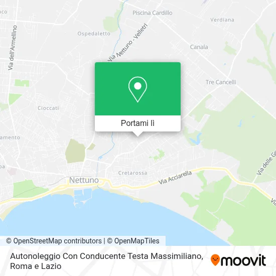Mappa Autonoleggio Con Conducente Testa Massimiliano
