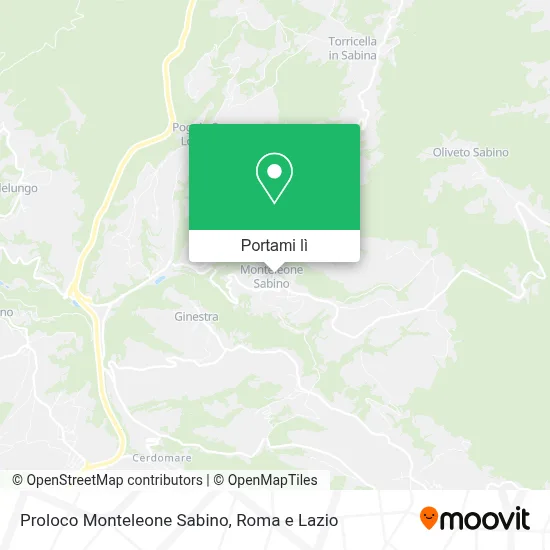 Mappa Proloco Monteleone Sabino