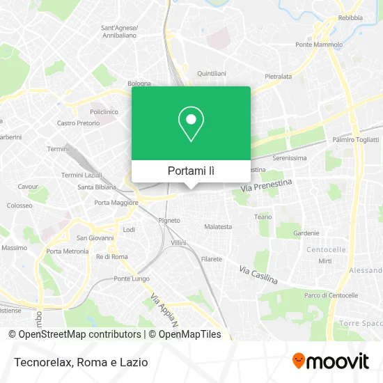 Mappa Tecnorelax