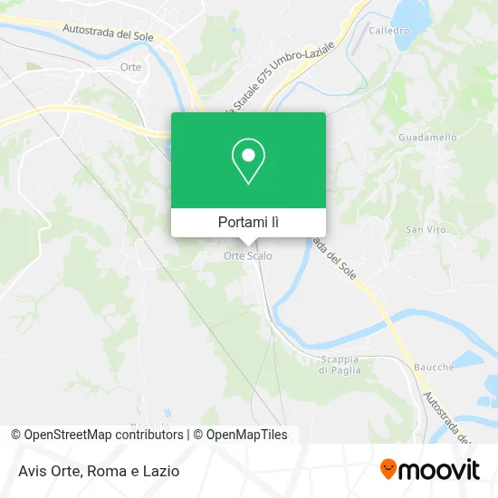 Mappa Avis Orte