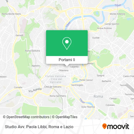 Mappa Studio Avv. Paola Libbi