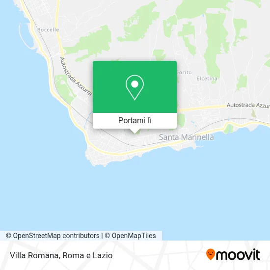 Mappa Villa Romana