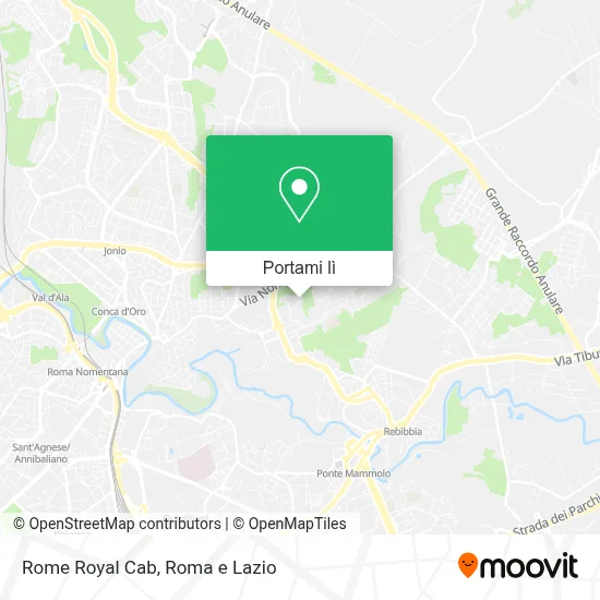 Mappa Rome Royal Cab