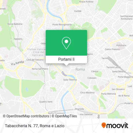 Mappa Tabaccheria N. 77