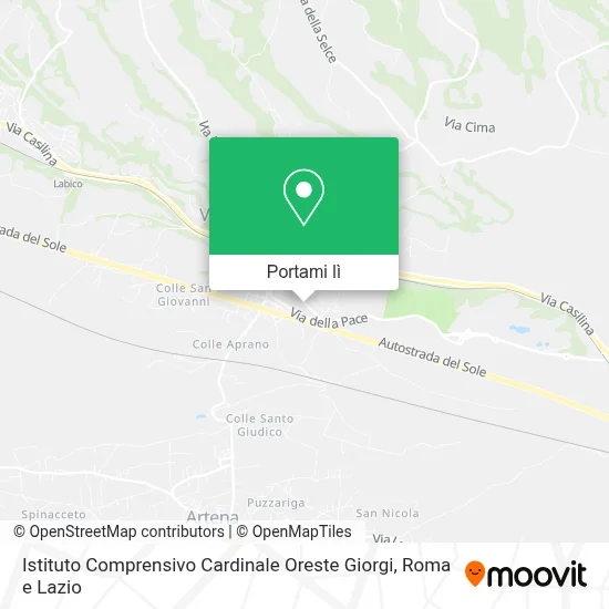Mappa Istituto Comprensivo Cardinale Oreste Giorgi