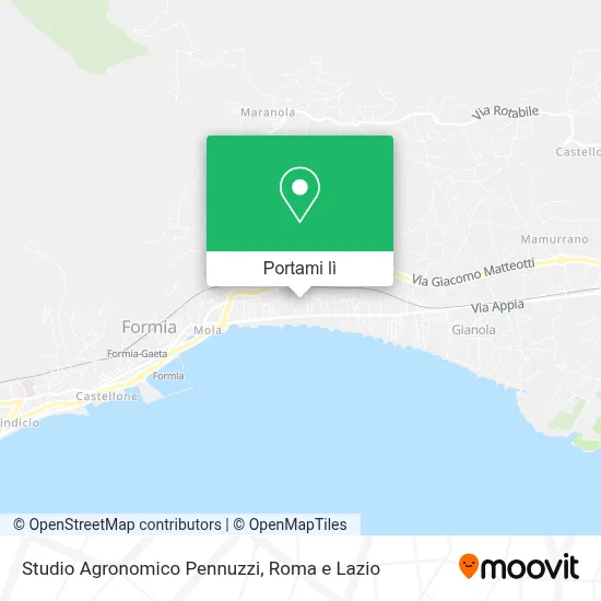 Mappa Studio Agronomico Pennuzzi
