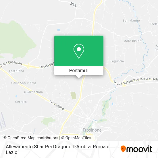 Mappa Allevamento Shar Pei Dragone D'Ambra