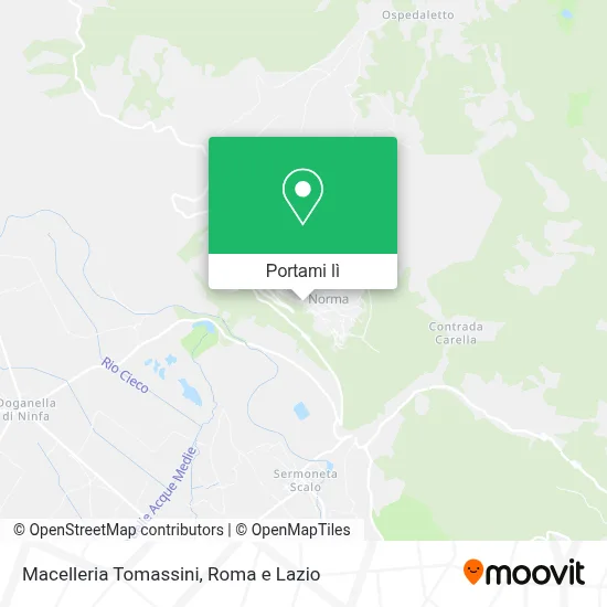 Mappa Macelleria Tomassini