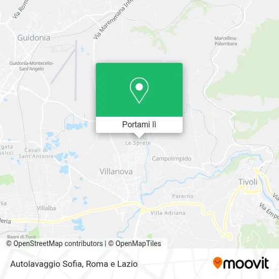Mappa Autolavaggio Sofia