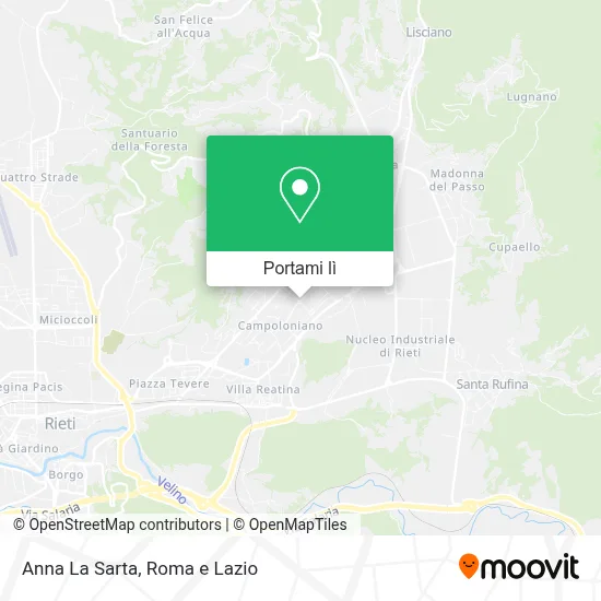 Mappa Anna La Sarta