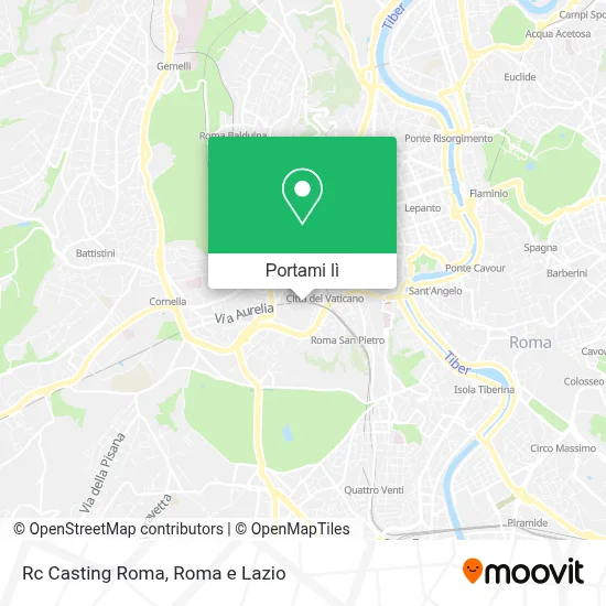 Mappa Rc Casting Roma