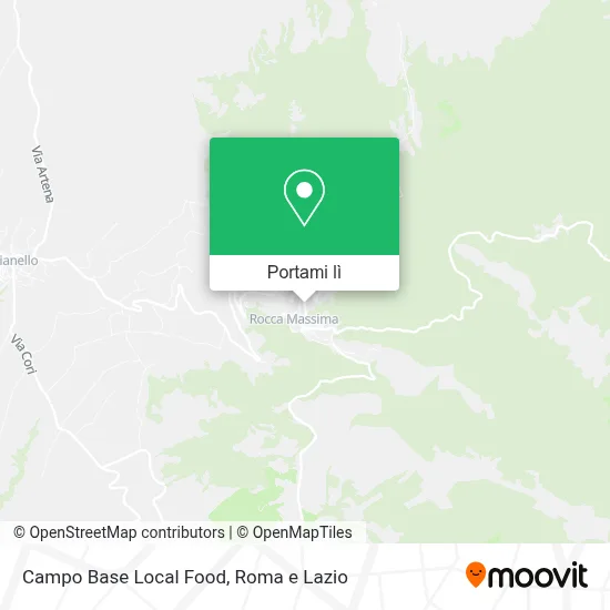 Mappa Campo Base Local Food