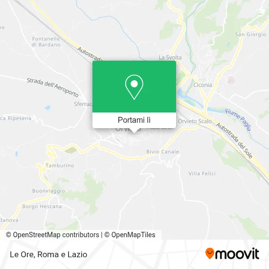 Mappa Le Ore