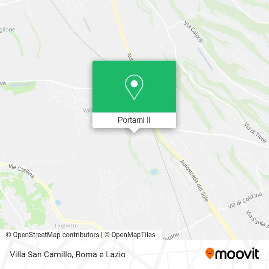 Mappa Villa San Camillo