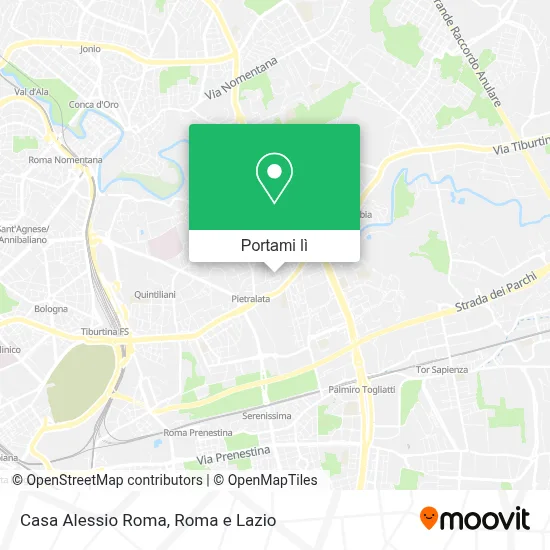 Mappa Casa Alessio Roma