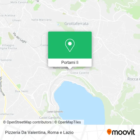 Mappa Pizzeria Da Valentina