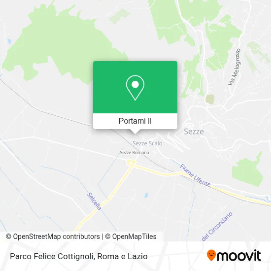 Mappa Parco Felice Cottignoli