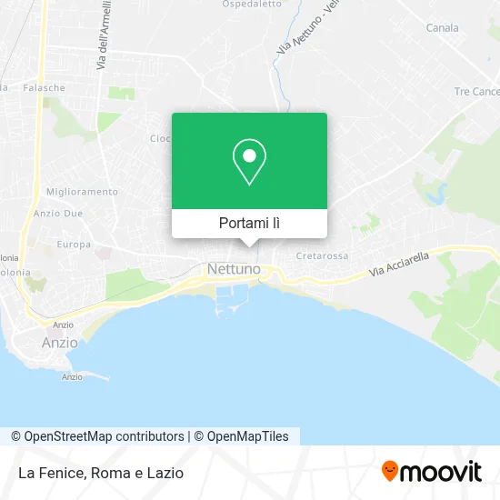 Mappa La Fenice