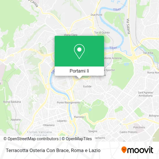 Mappa Terracotta Osteria Con Brace