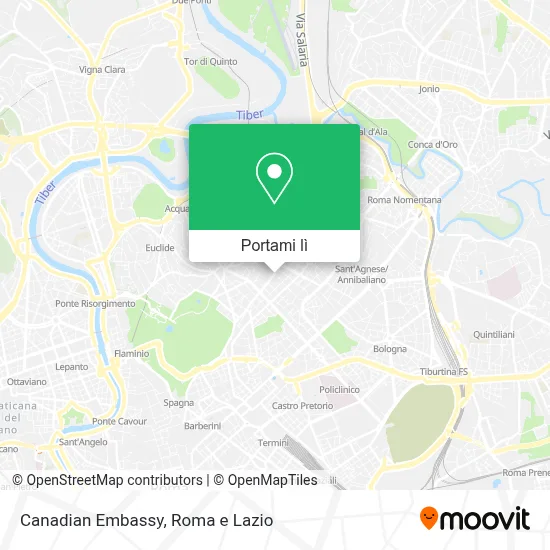 Mappa Canadian Embassy