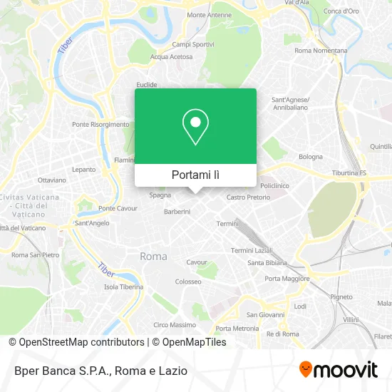 Mappa Bper Banca S.P.A.