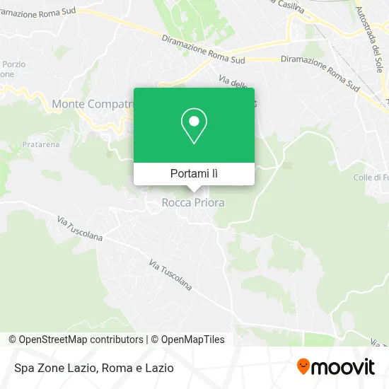 Mappa Spa Zone Lazio