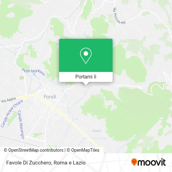 Mappa Favole Di Zucchero