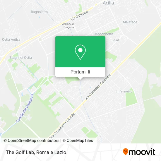 Mappa The Golf Lab