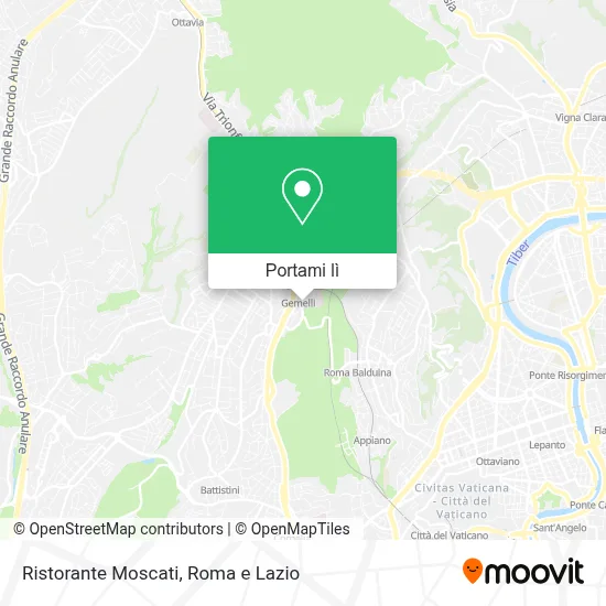 Mappa Ristorante Moscati