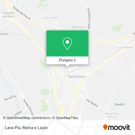 Mappa Lava Piu