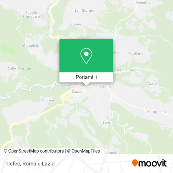 Mappa Cefec