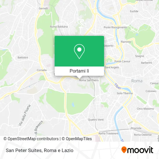 Mappa San Peter Suites