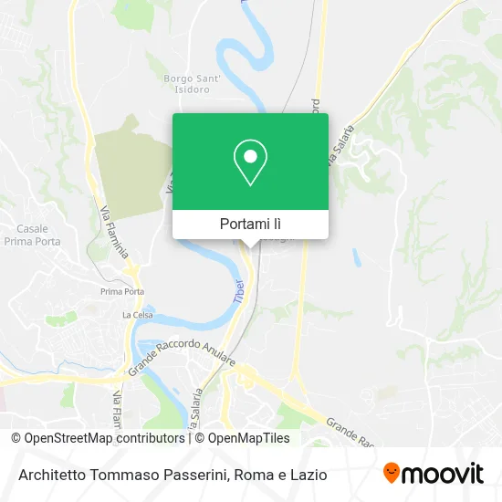Mappa Architetto Tommaso Passerini