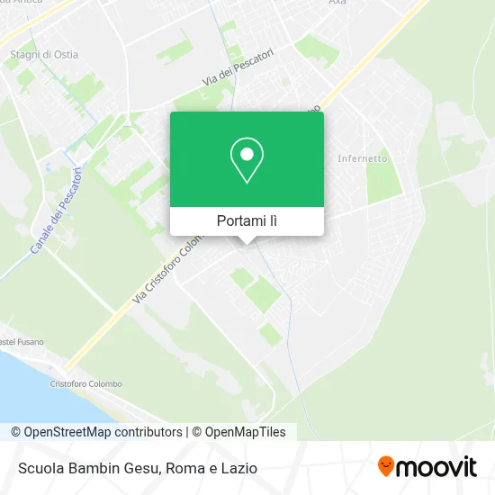 Mappa Scuola Bambin Gesu