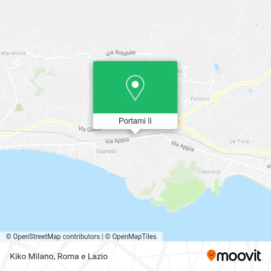 Mappa Kiko Milano