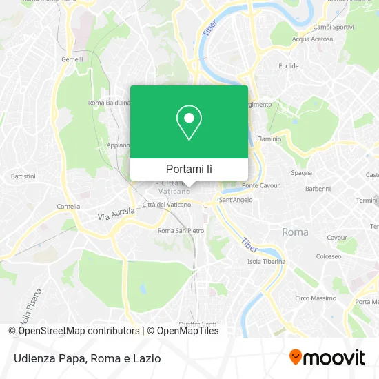 Mappa Udienza Papa